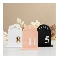 Arched Table Numbers Acrylic Table Numbers Wedding Signs Wedding Table Numbers Wedding Centerpieces