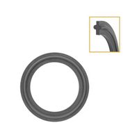 Sanitary EPDM FKM Buna-N Rubber Tri Clamp Washer for Quick Clamp Fittings