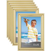 Hot Sale Cheap Creative Office Photo Gold Lightweight Adhesive 4x6 Bulk Wedding Photo Frame Photo Frame