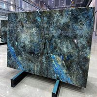 Madagascar Blue River labradorite granite slabs for kitchen countertops