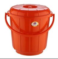 Bathroom bucket with plastic handle 9 Ltr