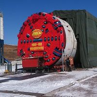 Earth pressure balance Shield_TBM rotary tunnel boring machine