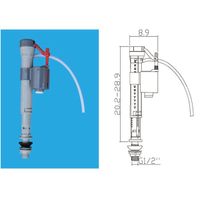 MT-031 toilet double flush mechanism water tank water tank flush valve accessories inlet valve