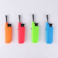 gas lighter for smoking kitchen bbq lighter OEM HC-1016 gas lighter cheap price colorful good quality popular best selling