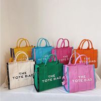 New Small Fashion Design Personality Creative Canvas Tote Bag Female Large Capacity Handbag Messenger Bag