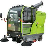 Outdoor Street Electric Sweeping Washing Machine Road Leaf Dust Garbage Cleaning