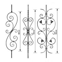 Hot Sale Decorative Indoor Wrought Iron Railing Wholesale