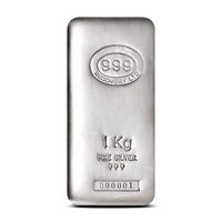 Wholesale Silver Bar 999 1KG Sterling Silver Bar 999 For Jewelry Making