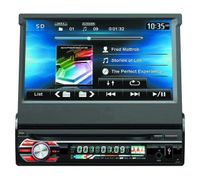 7 inch digital panel single din touch screen car dvd player one din auto open close CAD-7104