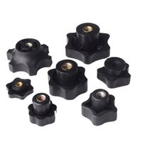 Fitness Equipment Fastener Nuts Six Star Nuts Fastener Supplier Five Star Plastic Handle Brass Nut