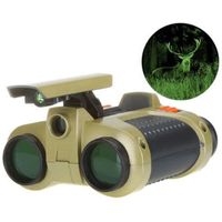 4x30 Binoculars Night Vision Spotter Surveillance Spy Scope Pop-Up Light Green Film Focus Night Vision Binoculars