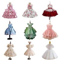 Baby dress with print summer princess party dress wholesale