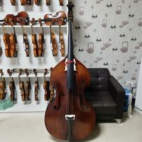 High quality solid maple wood flame double bass with best price