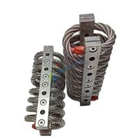 Container transportation compressor vibration damping wire rope isolator