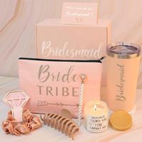 Bridesmaid Gifts - Bride's Bridesmaid Proposal Box Set for Bachelorette Wedding Engagement Bridal Shower Party