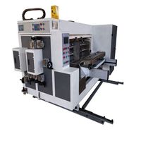 2 Color Carton Flexo Printing Slotting Die Cutting Machine For Corrugated Boxes