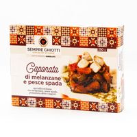 Premium Food Eggplant and Swordfish Caponata Cooked Frozen 250g Ready to Eat