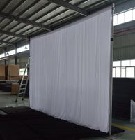 Luxury Event Piping and Draping Kit Backdrop with 3ft Adjustable Posts