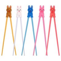 Hot Sale BPA Cute Cartoon Silicone Children Training Chopsticks