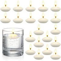 Handmade Smokeless Environmental Protection Paraffin Super Large Cylinder White Floating Candle