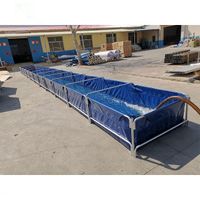 Seawater recirculating aquaculture system modern agricultural fish tank