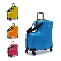 Portable riding children's trolley case children's trolley case suitcase universal wheel children's suitcase boys and girls travel