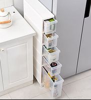 Removable household practical storage box drawer locker kitchen multi-layer patchwork cabinet