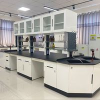 Laboratory furniture table school laboratory workbench with socket chemical test table workbench