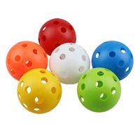 Wholesale 72mm 26 holes 17g outdoor colorful plastic floor ball