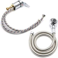 Beauty salon shampoo bedside faucet hot and cold faucet shower hose small nozzle set