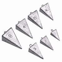 Hot Sale 1oz 2oz 3oz 4oz 5oz 6oz 8oz Weight Weight Pyramid Fishing Sinker Pyramid Fishing Sinker Bulk Fishing Accessories