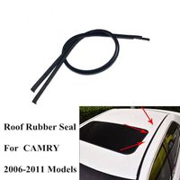 2 Pieces Car Roof Drip Molding Trim Car Roof Rubber Seal Kit 75556-06030 75555-06030 For Toyota Camry 2006-2011