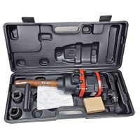 1 Inch Double Hammer Heavy Duty Pneumatic Impact Wrench Set with Plastic Case for Truck Tractor Equipment Construction