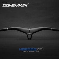 OG-EVKIN HB2000 One-Piece Mountain Bike Handlebar T1000 Carbon Fiber Rise 800mm 7 Degrees UD Matte Bikes XC Flat Bar Riser Bikes