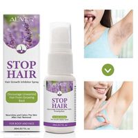 Stop Hair Inhibitor effectively inhibits hair growth on hands, feet, underarms or on various parts of the body 20ml.