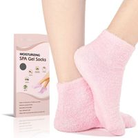 Assorted Colors Skin Repair Foot Care Vitamin C Moisturizing Socks Spa Gel