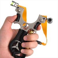 Modern Style Flying Toy Aircraft Titanium Hunting Slingshot Steel