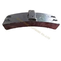 Railway composite material brake shoe, brake block train brake block