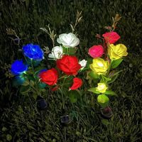 Fast Delivery Rose Light Flower Decoration Lights Garden Decoration Wedding Decoration