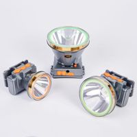 Wholesale LED headlight strong light lithium battery rechargeable flashlight long-range headlight