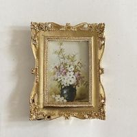 European Hot Sale Luxury Baroque Style Antique Handmade Vintage Gold Vintage Photo Frame Home Decoration