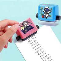 New Arrival Mathematics Rolling Stamp Printing Calculation Problems Preschool Math Toys Children's Mathematics Tools with Ink