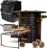 fire pit rocket wood stove outdoor camping