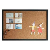 A4 plastic frame self-hanging cork bulletin board