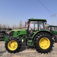 Second Used Tractor John 5E-954 Deere 95HP Farm Wheel Tractor Farm Machinery Farm Equipment