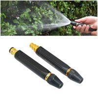 Metal Garden Watering Hose Nozzle Sprinkler High Pressure Spray Water Gun Automatic Car Wash Gun Car Wash Irrigation