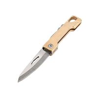 Brass Folding Mini Knife Portable Disassembly Express Knife Keychain Pendant Portable Mini Knife