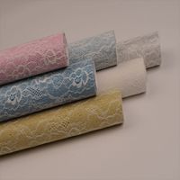 Lace three-dimensional shiny synthetic leather fabric suitable for shoes bag wallpaper wall cloth wedding decorations