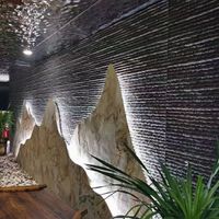 Mushroom Stone Wall PU (Polyurethane) Stone Wall Panels For House Luxurious Decoration