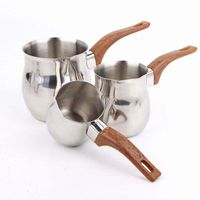 Custom Kitchen Accessories Milk Jug Barista Stainless Steel Turkish Coffee Pot Coffee Milk Jug with Handle